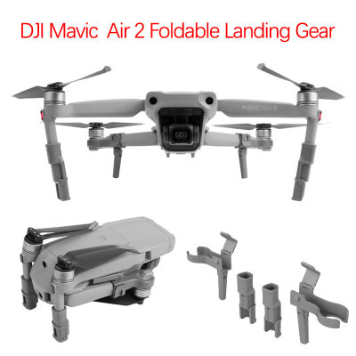 สำหรับ DJI Mavic Air 2จมูกพับเพิ่มความสูงการดูดซึม Shock คุ้มครองขาตั้งกล้องขยาย L Anding Gear ขาอุปกรณ์เสริม