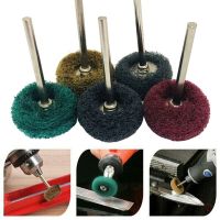 10pcs/pack Mini Drill Abrasive Brush Nylon Buffing Polishing Wheel with 3mm Shank for Dremel Rotary Tool Accessories Set