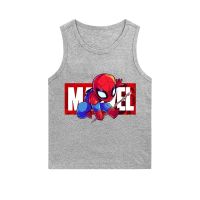 COD SDFSDTFGER Spider Man New Summer Kids Fashion Cartoon Vest Baby Sleeveless T-shirt Singlet for Boys Girls