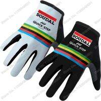 hotx【DT】 2023 Champion Soudal Cycling Gloves Road Jersey Gel Mittens MTB Maillot