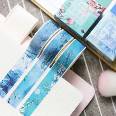 【CW】 50pcs cute kawaii decoration tape decorative diary daily supplies