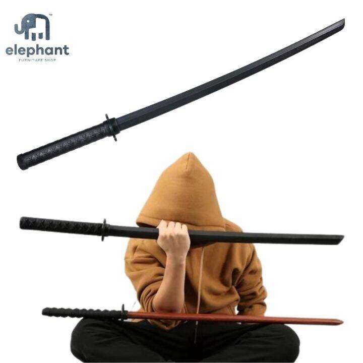 ♪EP.Japanese Zoro 100cm Kendo Wooden Sword Katana for cosplay Training ...