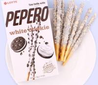 Lotte Pepero  White Cookie  ป๊อกกี้เกาหลี กล่องเล็ก น้ำหนัก 32 กรัม BBF 15/03/24