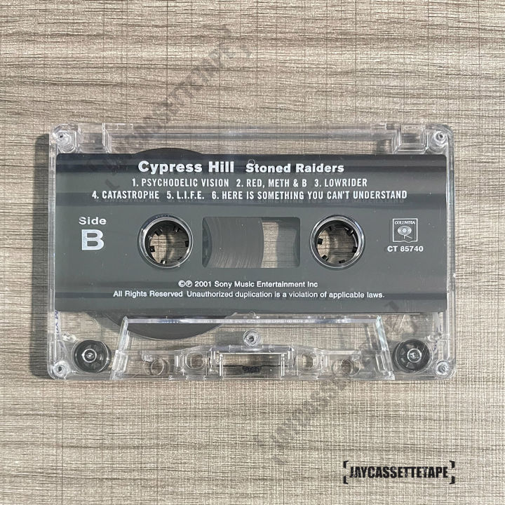เทปเพลง-เทปคาสเซ็ต-เทปคาสเซ็ท-cassette-tape-เทปเพลงสากล-cypress-hill-อัลบั้ม-stoned-raiders