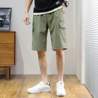 Shorts Summer Thin Sports Pants Trend Straight Casual Fashion Mens Shorts Outer Wear Loose Beach Five-point Pants Overalls