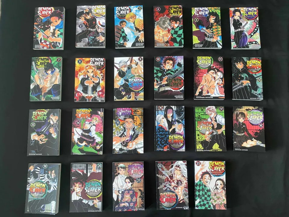 Demon Slayer Kimetsu no Yaiba Vol.1-23 Complete set Japanese Manga comic  book