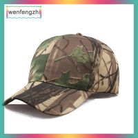 wenfengzhi ผู้ชายผู้หญิงพรางหมวกปรับได้ Camo เบสบอลล่าสัตว์ตกปลา Army Sun Hat