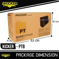 สินค้ามีพร้อมส่งทันที...ตู้ซับสำเร็จ 8นิ้ว  Kicker รุ่น PT8 มีแอมป์ในตัวเสียงดี สไตล์อเมริกา กำลังขับ 100W