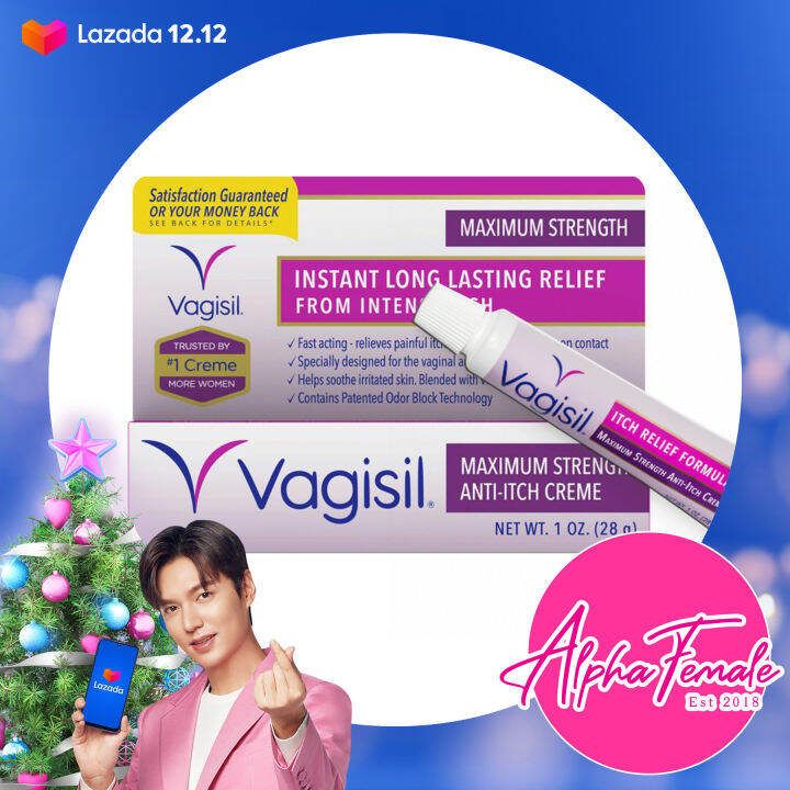 Vagisil Anti Itch Cream Maximum Strength for Yeast Infection, Relieves