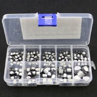 145Pcs 10 Values SMD 0.47 to 470uF Electrolytic Capacitor Assortment Kit For Electronic DIY Project