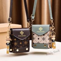 【Ready Stock】 ▣◊ C23 Fashion Shoulder Bag 2023 New Korean Style Printed Women Mobile Phone Bag Luxury Designer PU Leather Lady Crossbody Sing Bag