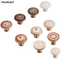 Furniture Cabinet Handles Retro Red Bronze Kitchen Cabinet Knobs Cupboard Door Zinc Alloy Handles Kitchen Cabinet Handles Door Hardware Locks