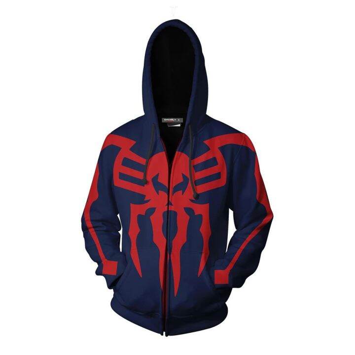 spider-man-เสื้อฮู้ด-ผู้ชายs-casual-jacket-iron-spiderman-avengers-spiderman-zipper-เสื้อคลุมตัวนอก