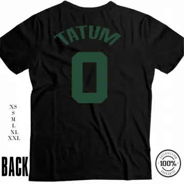 Nike Men's Boston Celtics Jayson Tatum #0 Black T-Shirt, XL