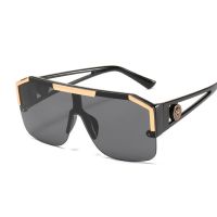 New Luxury Oversized Man Sunglasses Brand Designer Sun Glasses For Woman Fashion Gradient Square Shades Cycling Sunglasses