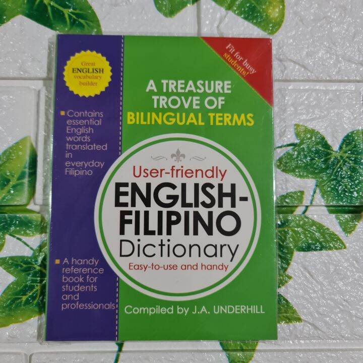 A Treasure Trove of Bilingual Terms ENGLISH FILIPINO Dictionary By J