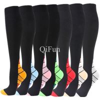 Running Compression Socks Men Women Fit For Varicose Veins Medical Nursing Socks Rugby Socks Sport Cycling Riding Socks Dropship