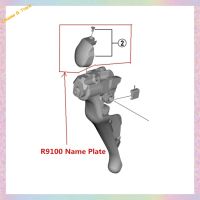 ใหม่เอี่ยม Dura Ace ST แผ่นชื่อคัน R9100พร้อมแผ่นชื่อ R9100สกรูยึดและสลักเกลียวซ้าย/ขวา1ชิ้น