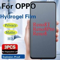 Reno8T Matte Hydrogel Film For OPPO Reno 8 Pro Privacy Screen Protector Reno8 Soft Anti Peeping HD Full Coverage Blue