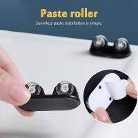 8pcs Adhesive Pulley Storage Box Casters Trash Can Self-Adhesive Furniture Caster Wheel Home Silent No Scratches Box Wheels