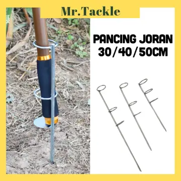 Fishing Rod Rack Pole Holder Stand Organizer ABS Plastic Lightweight Rak  Joran Pancing 16 Lubang Mancing Display Tackle