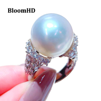 BloomHD แหวนมุกเทียมนาฬิกาข้อมือฝังเพชรขนาดเล็กวินเทจสำหรับผู้หญิงและเด็กผู้หญิง