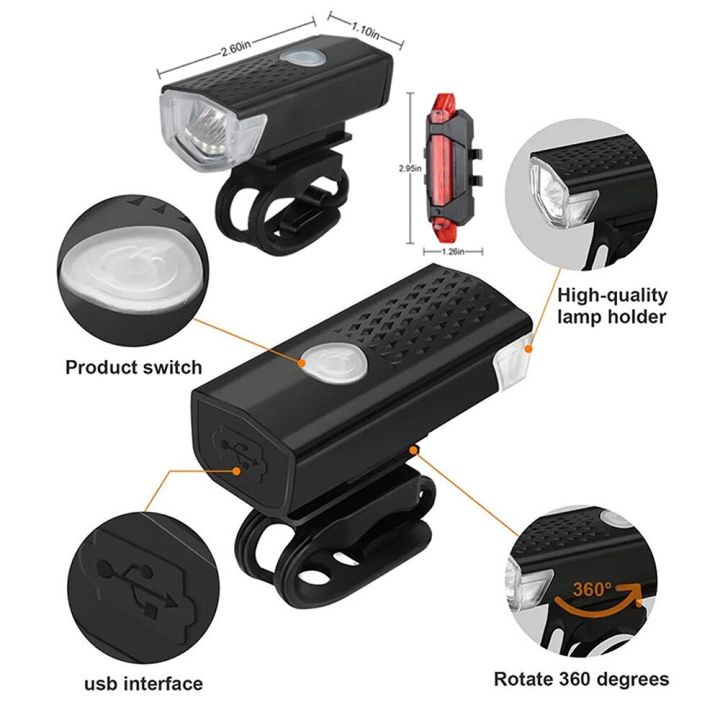 usb-rechargeable-bike-light-set-front-light-with-taillight-easy-to-install-3-modes-bicycle-accessories-for-the-bicycle