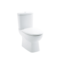 KOHLER สุขภัณฑ์แบบสองชิ้น รุ่น พานาชพร้อมฝารองนั่งรุ่น พานาช 3/4.5 ลิตร K-15246X-S-0 สีขาว