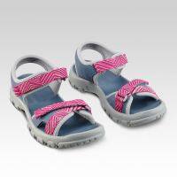 Childrens hiking sandals MH100 TW blue and pink - JR size 12.5 TO 4