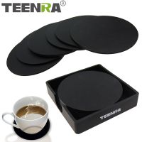 【CW】 Silicone Drinking Coaster Set Holder   Cup - 6pcs Non-slip Aliexpress