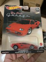 Hot wheels Premium Jay Lenos Garage LAMBORGHINI COUNTACH LP 5000 QV ล้อยาง รถสวย แพ็คสวย ของแท้ ลิขสิทธิ์แท้ โมเดล รถเหล็ก 1/64 ของแท้ 100% สินค้าพร้อมส่ง