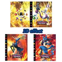 New 240Pcs Pokemon Cards 3D Album Book Binder 9 Pocket VMAX GX EX Animation Characters Holder Album Toys Game Collection Pack