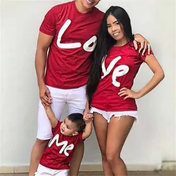 couple t shirt with baby boy