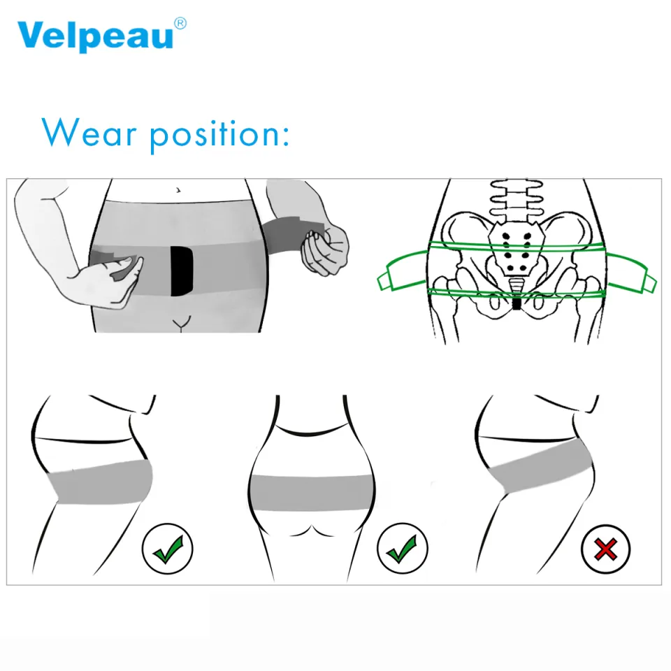 Velpeau Pelvic Support Belt For Pelvic Laxity Pelvic Brace Correct
