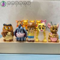 【hot sale】 ✘ B09 AARON1 10Pcs/Set Cartoon Winnie Christmas Gifts Action Figures Pooh Family Figure Decoration Dolls Home Decoration Childrens Birthday Cartoon Cake Decoration Cake Topper Winnie The Pooh