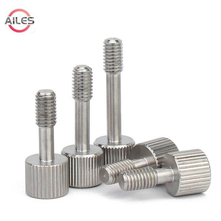 haotao-hardware-m3-m4-m5-m6-sus304สแตนเลสแบน-knurled-thumb-สกรูเอวสูง-shank-hand-กระชับ-thumbtamper-resistant-สกรู