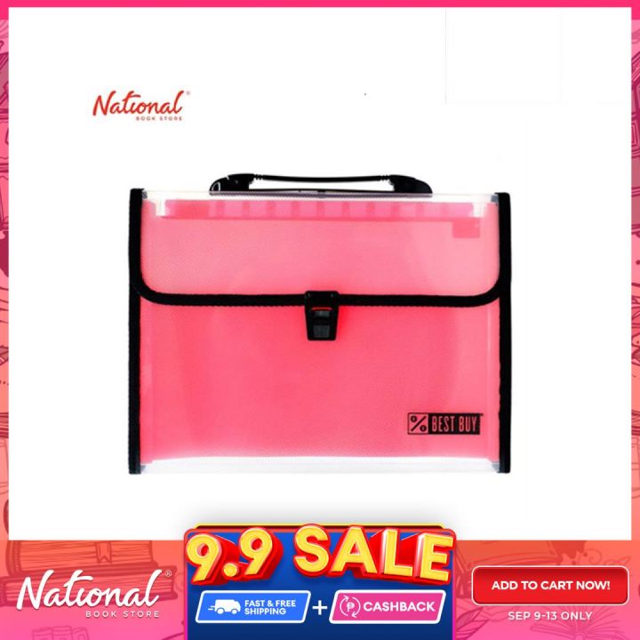 PORTFOLIO FILE CASE WITH HANDLE P282 A4 CLEAR