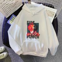 Fire Punch Hoodie Pullover Tops Women Long Sleeve Streetwear Fleece Casual Man Harajuku Sweatshirts Popular Autumn And Winter Size Xxs-4Xl
