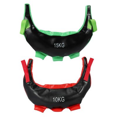2x Weight Lifting Boxing Bag Bulgarian Power Bag Strength Exercise Sandbag Random Colors &amp;Green