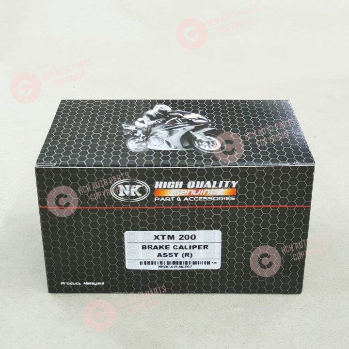 BRAKE CALIPER ASSY (REAR) MLE XTM 200 /XRAY 200/ KTN 200 (NK) Lazada