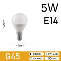 หลอดไฟประหยัดพลังงาน LED B22 E27 E14 AC220V 3W-24W 3000K 4000K 6000K พร้อม Ce Rohs สำหรับ Hiasan Interior สำนักงานบ้าน