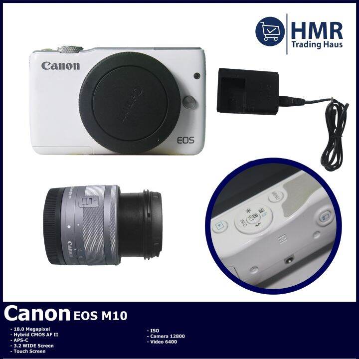 Canon EOS M10 Mirrorless Digital Camera with 1545mm Lens Lazada PH