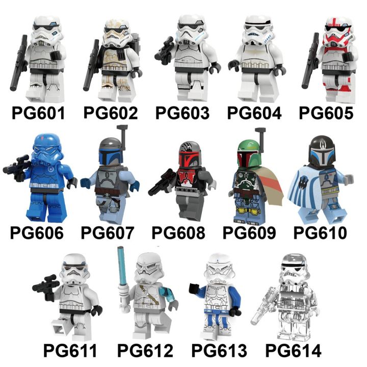 Lego Minifigures Star Wars Các Mẫu Nhân Vật Lính Trooper Nhiều Phiên Bản  Khác Nhau 