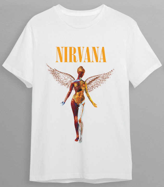 เสื้อยืด-nirvana-เสื้อยืดวงดนตรี-เสื้อวง-nirvana