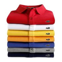 โปโล2ชิ้น Da Uomo Di Vendita Calda In Cotone Con Ricamo Di Marca 2023 Permera Estate Nuomo Ove Polo ลำลอง