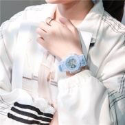 Show white haze blue watches for men and women ins wind high appearance