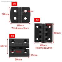 ♣♙ 10pcs/set Black Color Nylon Plastic Butt Hinge for Wooden Box Furniture Electric Cabinet Hardware