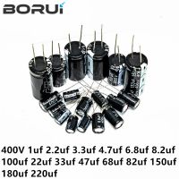 400V 1uf 2.2uf 3.3uf 4.7uf 6.8uf 8.2uf 100uf 22uf 33uf 47uf 68uf 82uf 120uf 150uf 180uf 220uf aluminum electrolytic capacitor