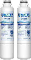 Waterspecialist DA29-00020B Refrigerator Water Filter, Replacement for Samsung DA29-00020A/B, HAF-CIN/EXP, DA29-00020B-1, RF25HMEDBSR, RF28HMEDBSR, RS25J500DSR&amp;More Models, 2 Carbon Filters