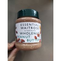 ? ? Essential Waitrose  Wholenut Peanut Butter  เนยถั่ว ชนิด ผสมเมล็ด ถั่วลิสง เวทโทรส 340 กรัม ราคาถูกใจ